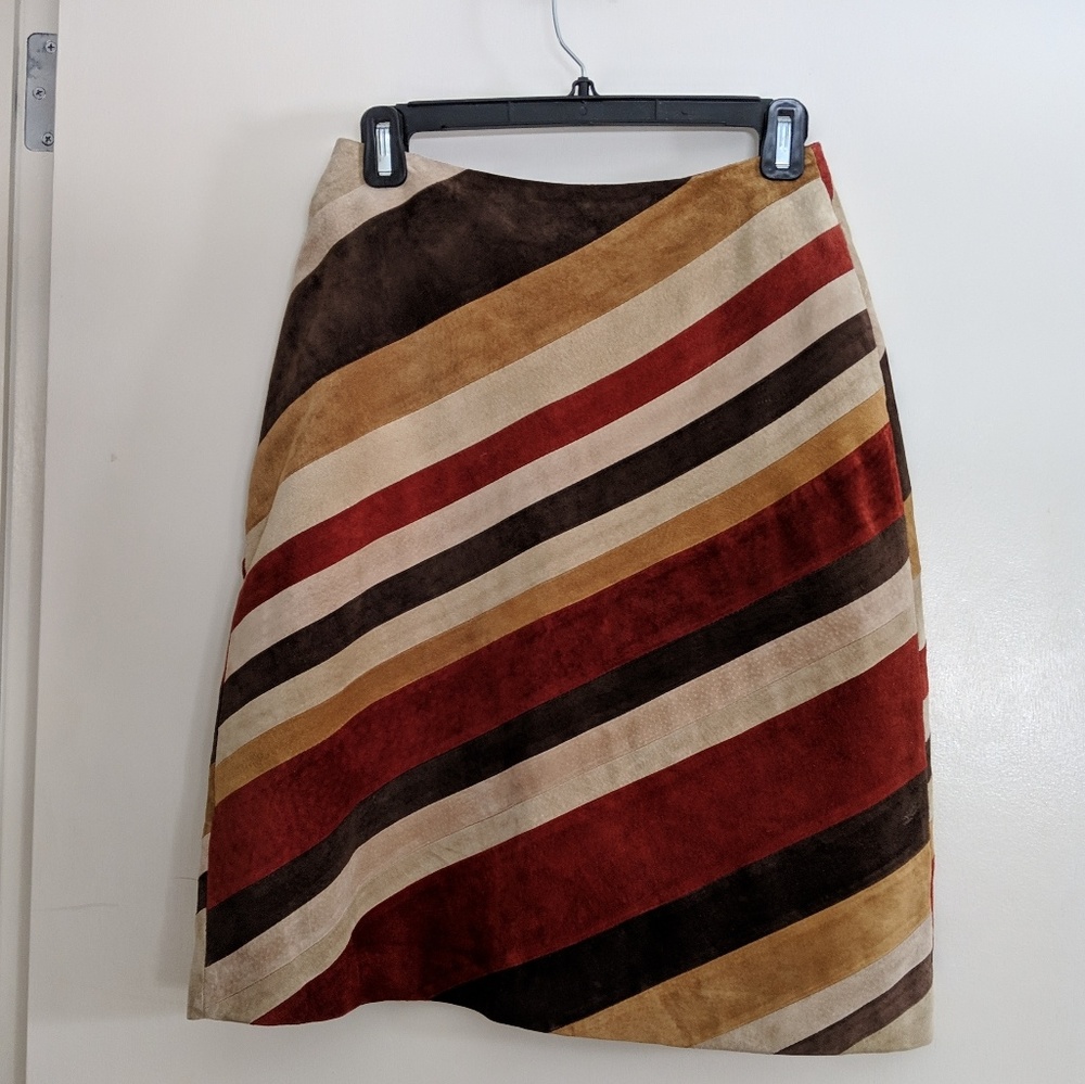 Vintage Margaret Godfrey Genuine Leather Skirt